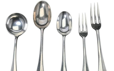 English Crichton Brothers Sterling Silver Flatware.