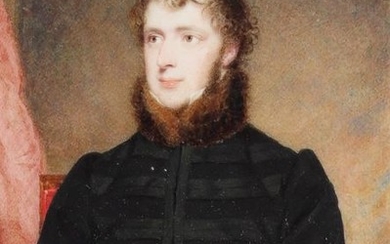 λ English School c.1840 Portrait miniature of Sir...