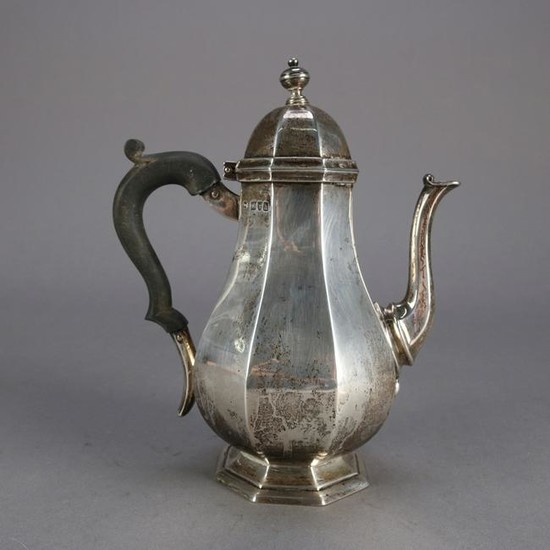 English Sterling Silver Teapot by Thom. Bradbury & Sons