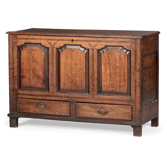 English Two Drawer Coffer Chest