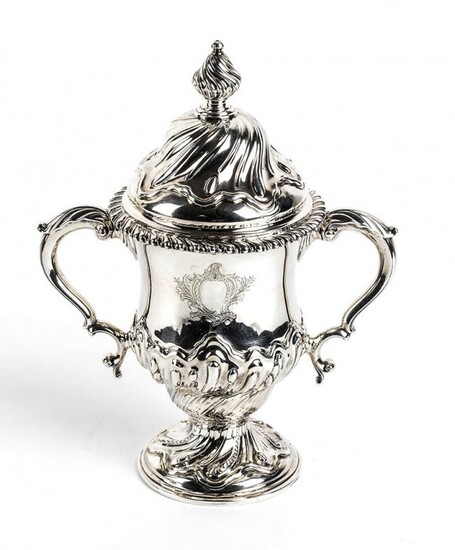 English sterling silver Georgian cup - London 1756