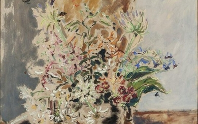 FILIPPO DE PISIS (1896-1956) Vaso di fiori in