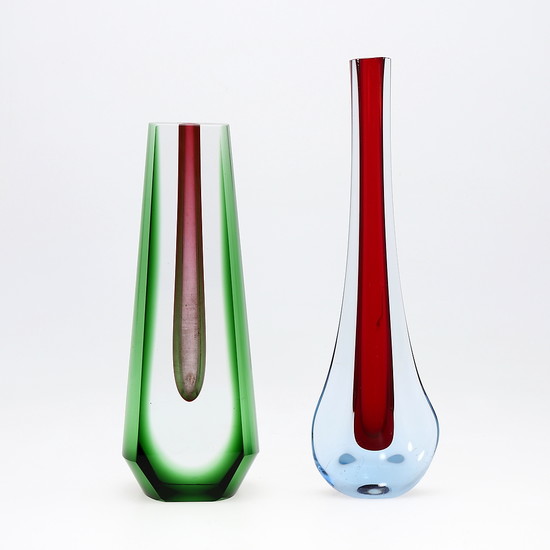 FLAVIO POLI. Two vases.
