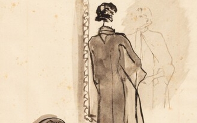 Femme au miroir , Christian Bérard