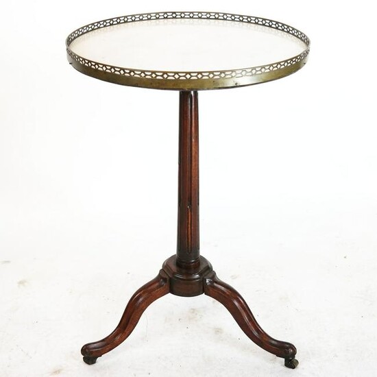 French Marble Top Gueridon