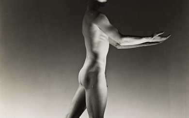 GEORGE PLATT LYNES (1907-1955) Standing nude study (Ivan Allen).