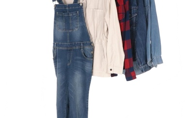 Gap Cream Cotton Jacket, Levi's & Route 66 Jean Jackets, Other Shirt & Overalls
