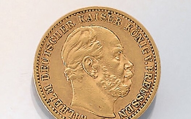 Gold coin, 20 Mark, German Reich, 1873...