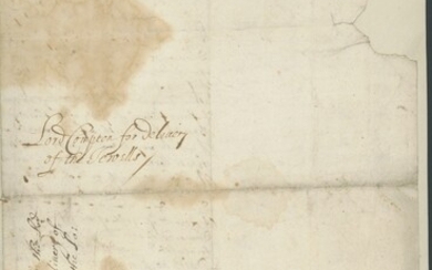 Great Britain Lord Spencer Compton, Lord John Conway 1625 (8 Nov.) letter signed from Compton b...