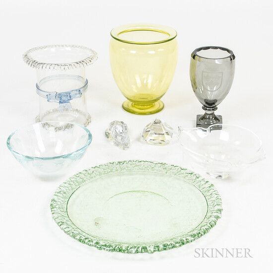 Group of Decorative Glass Items