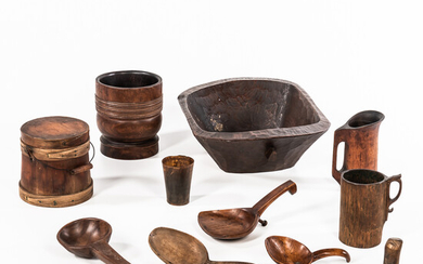 Group of Decorative Wooden Items