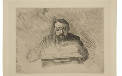 HENRI MATISSE (1869-1954), Henri Matisse gravant