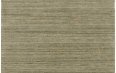Hand-Loomed Tan Beige Tribal 6X8 Modern Gabbeh Oriental Rug Plush Wool Carpet
