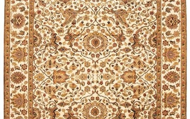 Hand-knotted Passions Ivory Wool Rug 8'1" x 10'0"