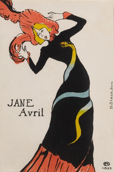Henri de Toulouse-Lautrec, JANE AVRIL (D. 367; ADR. 354; W. P29)