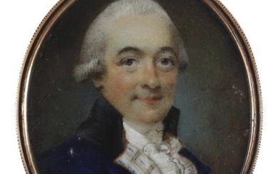 λHorace Hone (1754-1825) Portrait miniature of a gentleman,...
