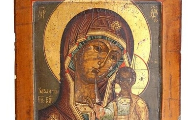 Icon of Mary with Jesus, Russia