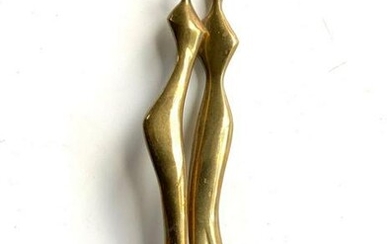 Itzik Ben Shalom b.1945 (Israeli) Couple bronze
