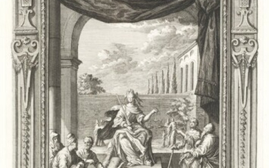 JAKOB ANDREAS FRIEDRICH (1684 / 1751), Alegoria de la justicia