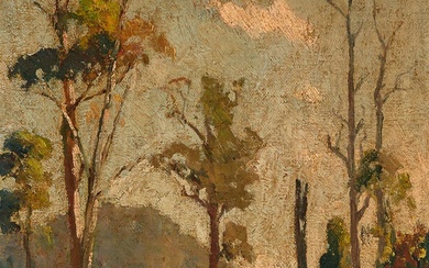 JOHN SALVANA (1873 - 1956) Morning Sunshine oil on canvas...