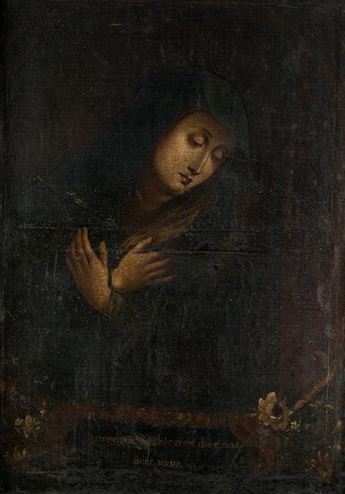 JOSÃ‰ POLANCO (17th century) "Virgin of the Sorrows"