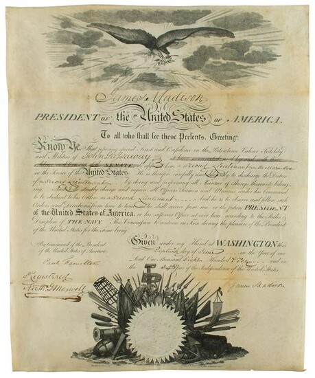 James Madison Document Signed