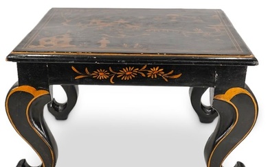 Japanese Lacquered Accent Table