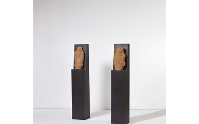 Jérôme Abel Seguin (Born in 1950) Pair of steles