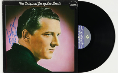 Jerry Lee Lewis Signed "The Original Jerry Lee Lewis" Vinyl Record Album (Beckett LOA)