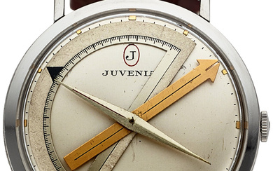 Juvenia Rare Vintage "Sextant" Wristwatch, circa 1960's Case: 33...