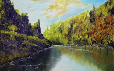 Endri Kustanto (b. Sragen, C. Java, 1982) Kalijambe River