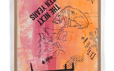 Kenny SCHARF (Américain - Né en 1958) The next ten years - 1992 Sérigraphie en couleurs