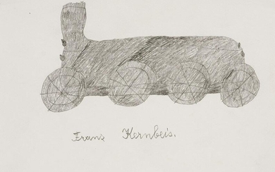 Kernbeis, Franz Eisenbahn/Figur. Set aus 2 Werken. Je