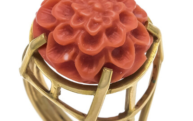 Coral ring GG