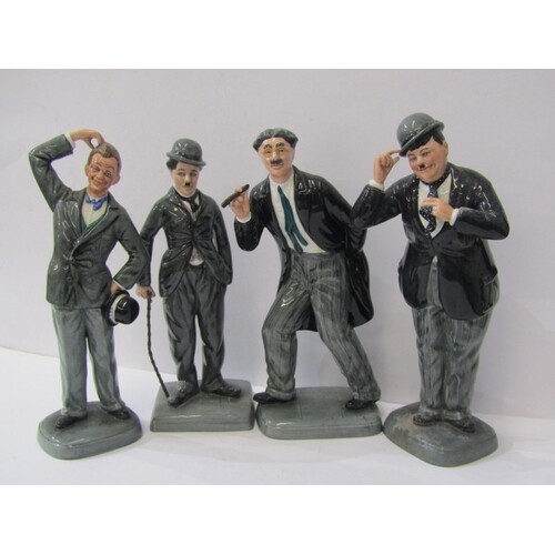 LAUREL & HARDY, pair of Royal Doulton limited edition figure...