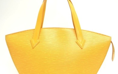 LOUIS VUITTON M52269 Saint-Jacques Shopping Epi Handbag Yellow Ladies