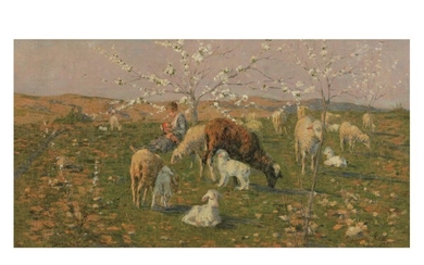 La Primavera, 1904, NICCOLO CANNICCI (Firenze, 1846 - 1906)