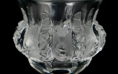 Lalique Crystal "Dampierre" Vase