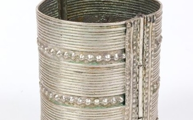 Large silver cuff from Ethiopia from the beginning...
