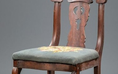 Late Classical Mahogany Side Chair