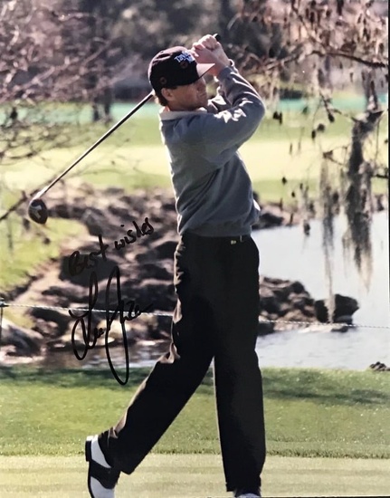 Lee Janzen Signed Golf 8x10 Photo