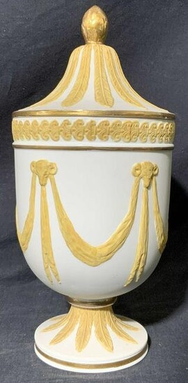 Lidded Vessel in the Style of Wedgwood And