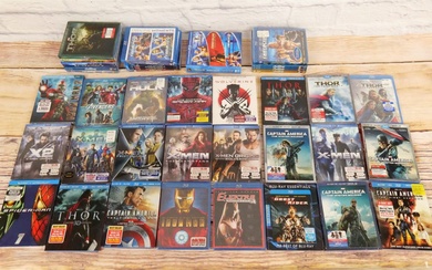 Lot of Marvel Blu-Rays - Most Factory Sealed