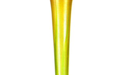 Louis C. Tiffany Favrile iridescent bud vase