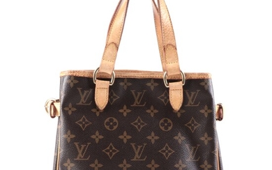 Louis Vuitton Batignolles Bag in Monogram Canvas and Vachetta Leather