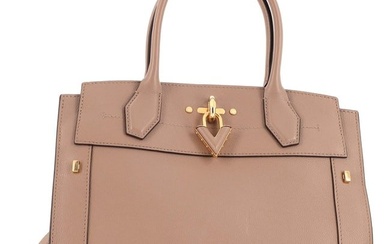 Louis Vuitton Steamer Handbag Leather