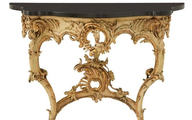 Louis XV Marble-Top Console