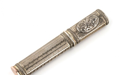 Louis XVI style silver pencil case.