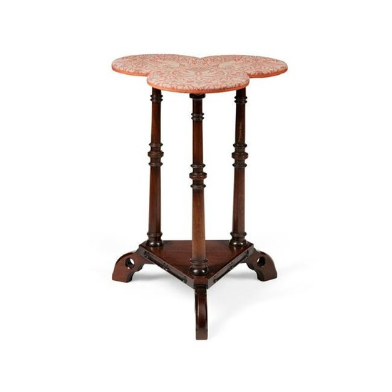 MANNER OF J. P. SEDDON GOTHIC REVIVAL OCCASIONAL TABLE