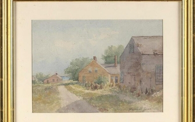 MARSHALL JONES (Massachusetts, Late 19th Century), “Nantucket”., Watercolor on paper